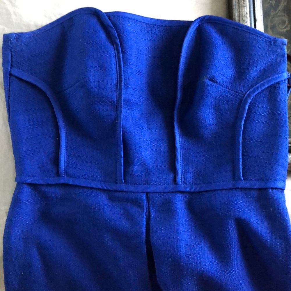 Royal blue strapped dress - Picture 2 of 4